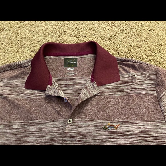 Men’s Large Greg Norman Golf Polo Shirt - Picture 2 of 3